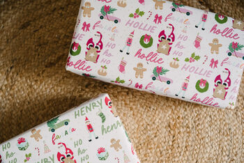Christmas Falala Personalised Wrapping Paper, 6 of 10