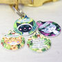 Cat ID Name Tag Personalised Jungle Themed, thumbnail 7 of 8