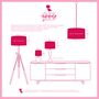 Carnival Lampshade In Candy Pink Deckchair Stripe, thumbnail 5 of 9