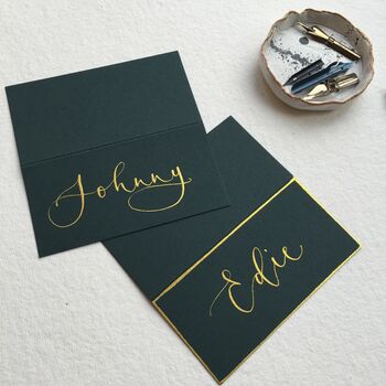 Forest Green Place Cards, 3 of 4
