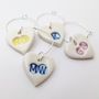 Initial Wine Glass Charms, thumbnail 3 of 3