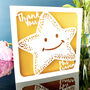 Star Personalised Thank You Card, thumbnail 1 of 4