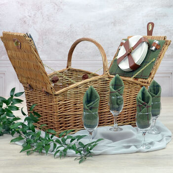 Fitted Picnic Basket For Four, 3 of 7