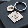 Engraved Anniversary Year Keyring With Photo Plate, thumbnail 6 of 6