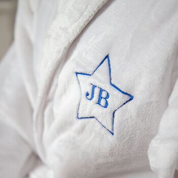 Personalised Super Soft Monogrammed Robe, 4 of 12