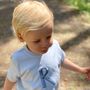 Personalised Letter Embroidered Child Baby T Shirt, thumbnail 5 of 10
