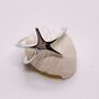 Silver Starfish Wrap Ring, thumbnail 8 of 10
