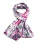 Winter Abstract Flowers Print Scarf, thumbnail 6 of 10