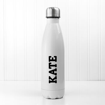 Personalised White Water Bottle, 5 of 8