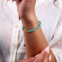 Sterling Silver Turquoise Stone Bracelet, thumbnail 4 of 4