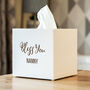 Personalised Tissue Box Holder Bless You, thumbnail 1 of 6