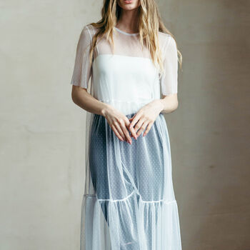 Simple Bridal Overlay Dress For Weddings, 11 of 11