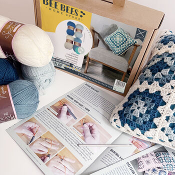 Beebees Homestore Diy Crochet Your Own Cushion Kit, 9 of 12