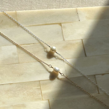 Miley Freshwater Pearl Gold Filled Necklace, 4 of 6