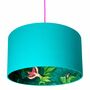 Bird Of Paradise Lampshades In Jade Cotton, thumbnail 1 of 5