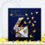 Five Butterfly Christmas Present Cards With Golden Butterflies, thumbnail 1 of 11