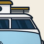 Personalised Campervan Wall Sticker For The Home, thumbnail 2 of 4
