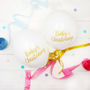Baby Christening White And Gold Party Balloons, thumbnail 2 of 2