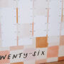 2026 Chequered Wall Planner, thumbnail 9 of 10