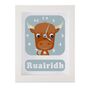 Personalised Children's Highland Cow Clock, thumbnail 5 of 9