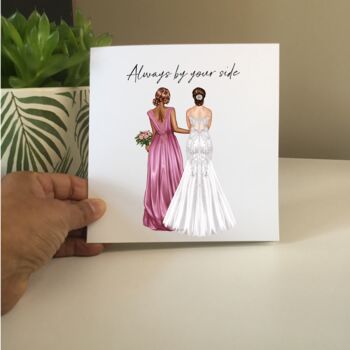 To My Best Friend On Her Wedding Day Card, 3 of 9