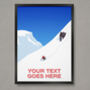 Personalised Snowboarding Print, thumbnail 1 of 6