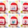 Personalised Girl's Red Mini Rucksack, thumbnail 2 of 12