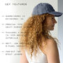 Vintage Washed Cotton 'Split The G' Stout Embroidered Cap, thumbnail 3 of 4