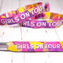 Girls On Tour Festival Style Party Wristbands, thumbnail 1 of 4