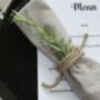 Set Of Four Striped French Grey Napkins, thumbnail 1 of 4