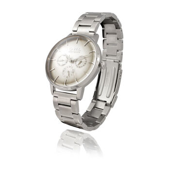 Pembrey Mens Personalised Bracelet Watch, 3 of 8