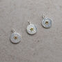 Silver Star Pendant With Precious Birthstone Necklace, thumbnail 3 of 5
