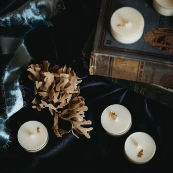 Gift Box Of 'Campfire Marshmallow' Fragranced Tealights, 5 of 8