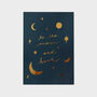 Moon And Back Astrology Print, Unframed, thumbnail 4 of 5