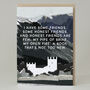 'Scottish Briar Pipe Winter Quote Christmas Card', thumbnail 1 of 2