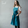 Linen Pinafore | Matching Personalized Aprons For Kids, thumbnail 9 of 12