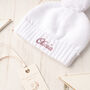Toffee Moon White Star Personalised Baby Cardigan, thumbnail 11 of 12