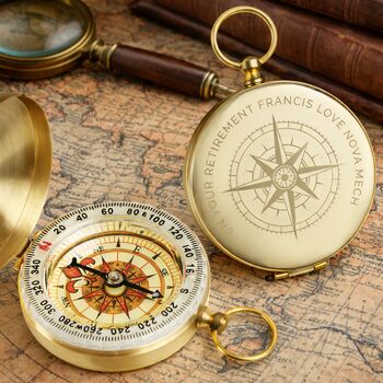 Personalised Travel Compass Gift For Travellers, 2 of 11