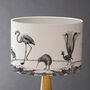 Birds Night Out Hand Gilded Lampshade, thumbnail 1 of 6