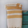 Personalised Handwoven Cotton Throw Blanket, Gift For Her, thumbnail 9 of 10