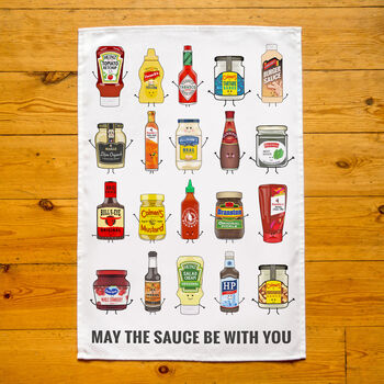 Funny Sauces Tea Towel, 2 of 4