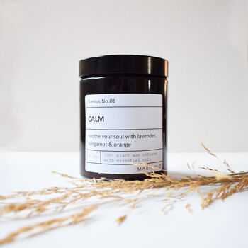 180ml 'Calm' Wellbeing Aromatherapy Scented Candle, 2 of 3