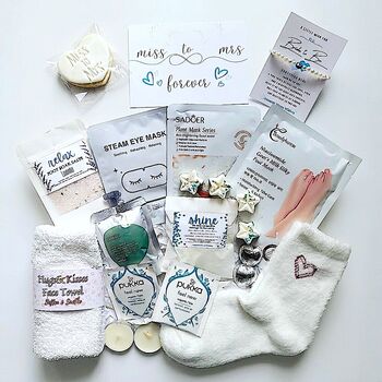 Miss To Mrs Something Blue Pamper Hamper, 3 of 11