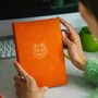 Orange Tiger A5 Journal With Strap, Bookmark And Pen Holder, thumbnail 1 of 7