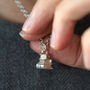 Silver Book Pile Necklace, thumbnail 4 of 9