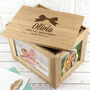 Personalised Baby's Special Memories Oak Keepsake Box, thumbnail 2 of 5