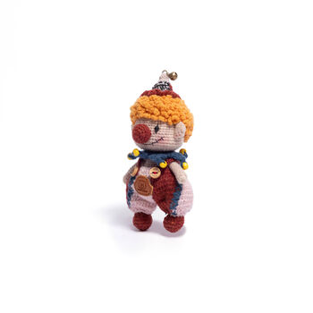Shetland Wool Circus Amigurumi Bag Charm Collection, 4 of 6