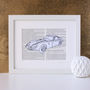 Personalised Favourite Car Embroidered Artwork, thumbnail 1 of 7