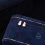 Cute Snowman Stud Earrings In Sterling Silver, thumbnail 5 of 10