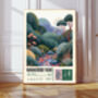 Japanese Wisdom Landscape Art Print, thumbnail 1 of 3